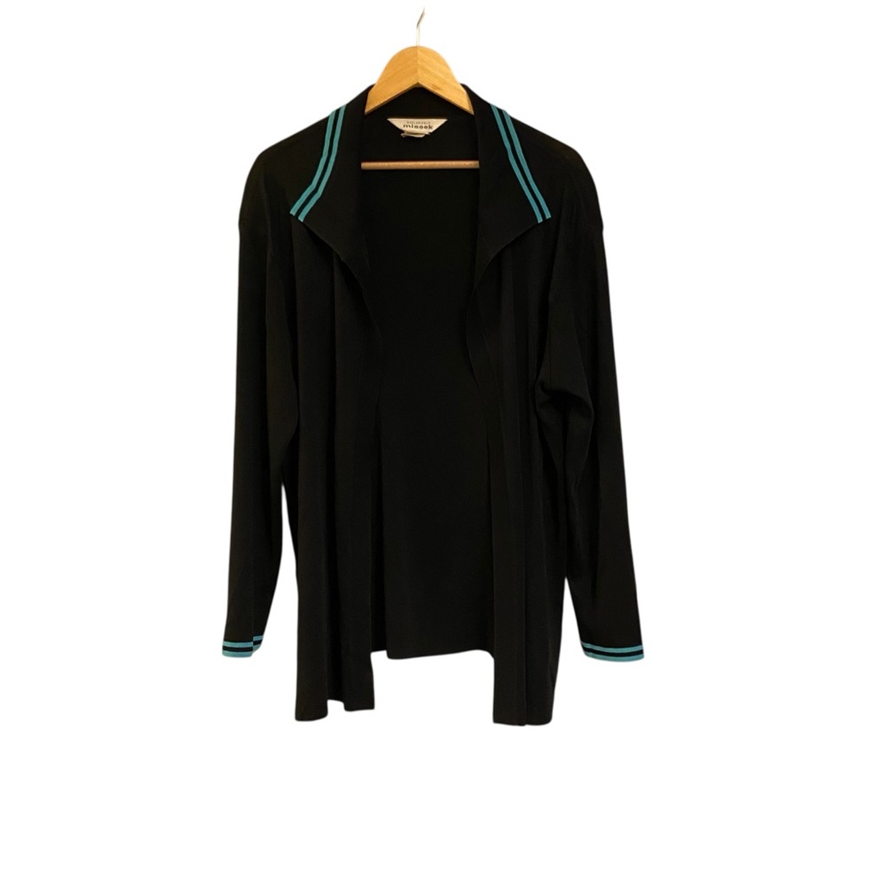 Multi Stitch Two Tone Knit Cardigan Jacket